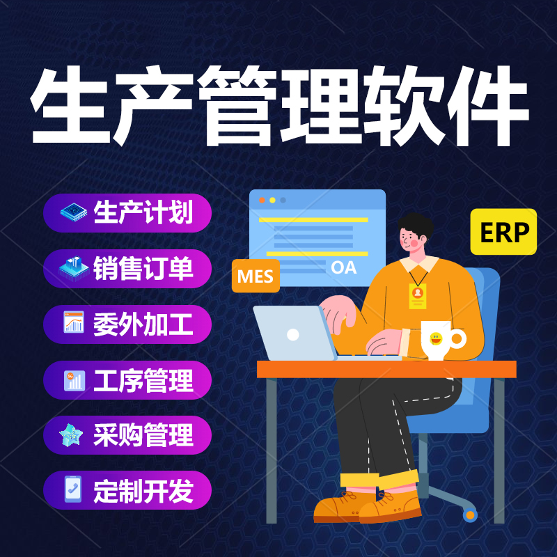 ERP进销存系统定制生产销售订单出入库存仓库